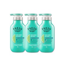 아모레 프레시팝 린스 쿨링 컨디셔너 모히또 500ml, 3개