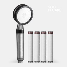 수앤케어 필터 샤워기 + 케어필터 4P SET 컴포트, 1개