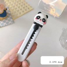 MINKYS 귀여운 미니 포켓 고양이 발 아트 유틸리티 나이프 익스프레스 박스 종이 커터 공예 포장 리필 블레이드 문구, 1, 1개