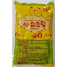 알차당 슈크림 2.5kg 홈 베이킹 재료, 1개