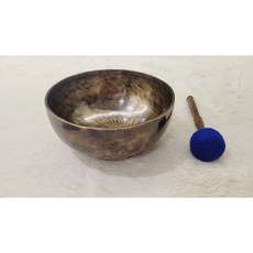 18.5cm(A3아즈나(미간)차크라)타이거색상 풀문싱잉볼 네팔싱잉볼 히말라야싱잉볼 요가싱잉볼 미니싱잉볼 화사싱잉볼 차크라싱잉볼단품