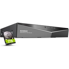 프리미엄 보안 카메라 보안카메라 방범 CCTV 반려동물 16 채널 DVR(2TB 하드 드라이브 포함) 2MP TVI AHD CVI CVBS 아날로그 IP 모션 경고 원격 액세 - 16채널dvr