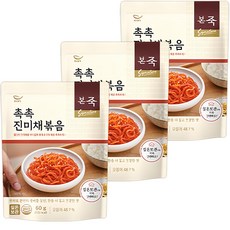 Bonjuk 本粥 炒魷魚絲, 60g, 3包