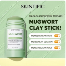SKINTIFIC Mugwort Clay Mask Stick for Sensitive Skin 40g 스킨티픽 민감성 피부용 쑥 클레이 마스크스틱, 1개