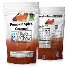 Keto Chow Ultra Low Carb Meal Replacement Shake complete nutrition for Ketogenic Diet (Pumpkin Spic, 1