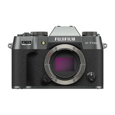 Fujifilm X-T50 미러리스 디지털 카메라 바디 - 차콜 실버