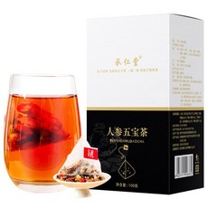 인삼오보차 삼각 티배 남자 건강차 1+1 총 2팩(20포x20포), 5g X 20포 2팩, 2개, 20개입