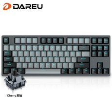 (관부가세포함) 기계식 키보드 Dareu A840 Keyboard Mechanical Keyboard Wired Keyboard Keyboard Wired 104 Key Cherry Red Wi-JD100005213949, A87 (블랙 샤프트)one size