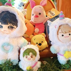 10cm 15cm 20cm 유니콘 바디수트 인형 옷 캐릭터, 10센티, 유니콘 점프슈트
