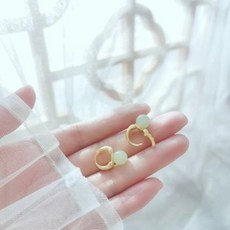 비취귀걸이원석