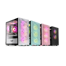 darkFlash DLM21 RGB MESH 강화유리 (블랙), 1개