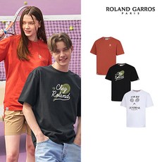 [기타] [롤랑가로스][롤랑가로스] 유니 그래픽 반팔 티셔츠 3컬러 택1