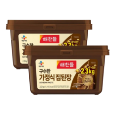 해찬들 구수한집된장, 2.3kg, 2개