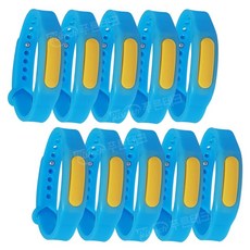 일양약품 바이바이 썸머링 방향팔찌(블루), 10개, 18g
