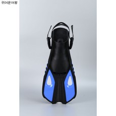 CuteQueen 귀여운여왕 수영 오리발 스노클링 오리발 수영 장비, 블루, XS(210-230)
