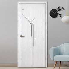 시공아이디 ABS도어 방문 문짝 문틀 교체 화장실문 욕실문 라인도어, 이븐, 1개