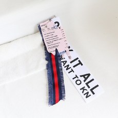 더걸링 옷핀브로치 패션 리본 라벨