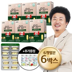  대마종자유 대마종자유캡슐 햄프씨드 알레 윤택 1000mg x 30캡슐, 30정, 6개 