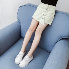 kirahosi 여아 스커트 데님 반바지 치마바지 아동 여름 12호+ 덧신 증정 BGkjsi46