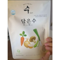 담은수 국내산 100% 중기 이유식 베이비 아기 야채 육수 채수 티백 팩 20G 2개, 이유식재료