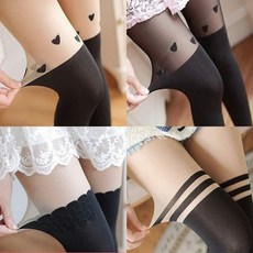 시스루메쉬오버니삭스