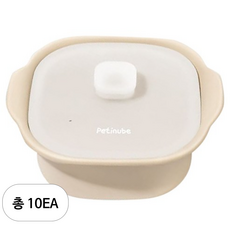 쁘띠누베 실리콘 이유식 멀티 찜기, 600ml, 10개, 비쥬베이지