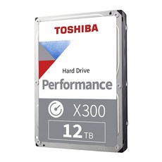 Toshiba x300 12TB 성능 및 게임용 3.5인치 내장 하드 드라이브 CMR SA - 도시바x300