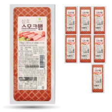 삼호 삼호 스모크햄 1kg x8개입 볶음밥 김밥햄, 8개