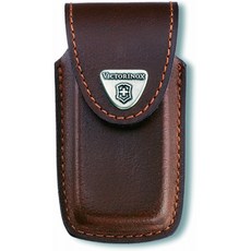 Victorinox 스위스 아미 브라운 가죽 파우치 5-8 레이어