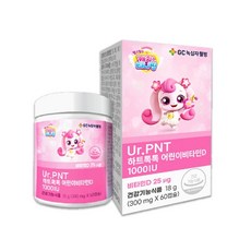 GC녹십자웰빙 Ur.PNT 하트톡톡 어린이 비타민D 60캡슐 비타민D3 함유 건강기능식품, 6개