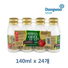 동원 소와나무 비피더스 명장 사과 140ml, 24개