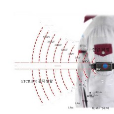 손목형 고전압 검전기 활선경보기 밴드 근전기 500KV, 1개, 1개입