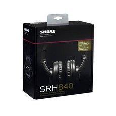 슈어 840 프로 모니터링 헤드폰 헤드셋 Shure SRH 840 Professional Monitoring Headphones, 슈어 840 (Shure SRH 840)