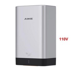 바디드라이어 10 벽 AIKE 건조 초 손 휴대용 ABS 15 드라이어 소재 자동 핸드 욕실 가정용 AK2822 미니, 7) AK2822-Silver-110V - 미국