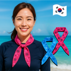 국내생산 1초 빙하기 아이스 쿨스카프 꽁꽁 스카프, 2개 2개