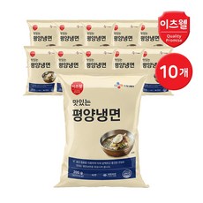 CJ프레시웨이 이츠웰 맛있는 평양냉면 (면단품) 200g 10개, 상세페이지 참조, 상세페이지 참조