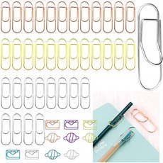 일일 보물 36Pcs 스테인리스 펜 홀더 클립 3가지 컬러 메탈 펜 클립 노트북 저널 사진 캘린더 플래너 가장 적합한 펜 크, 단일옵션