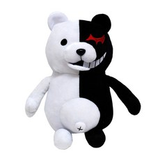 단간론파 모노쿠마 인형 쿠션 인테리어 장식품 흑백곰 귀여운 선물, 25cm, A, 1개