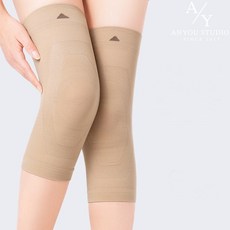 ANYOU 여성 무릎보호대 얇은 고탄력 관절보호대 헬스 러닝, 스킨, 1세트