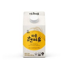 올가홀푸드라온현미유 (500ml) 간식 겨울 아이들 회사 집 휴게실 탕비실 학교 자취필수 과자, 500ml