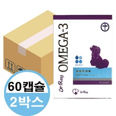 닥터레이 오메가3 반려동물 영양제 60캡슐 2박스, 상세페이지 참조, 상세페이지 참조, 상세페이지 참조