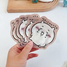 미니어처 랜덤박스 가챠 파우치 먼작귀 인형 만화 밸브 지퍼 백 치카와 하치웨어 우사기 소녀 락 포장 가방 사탕 선물 보석 보관 10 개, [06] 2