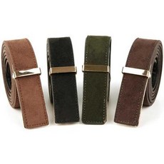 Mujer Homber casual 슬림 스웨이드 골드링벨트4color
