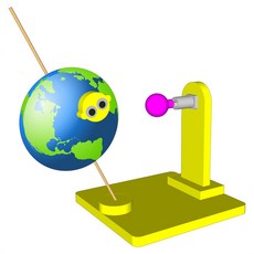 지구의 자전 모형(낮과 밤의 원리) 5인용