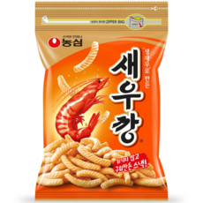 농심 생새우로 만든 새우깡 400g 지퍼 대용량 스낵, 1봉