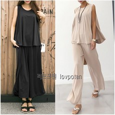 나시와이드팬츠세트