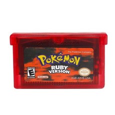 해외 32 비트 비디오 게임 카트리지 콘솔 포켓몬 카드 크래시 시리즈 닌텐도 NINTENDO GBA 용 미국 버전 P, RUBY VERSION[200006151]_One S, RUBY VERSION[200006151]_One S, RUBY VERSION[200006151]