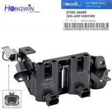 점화 TB 코일 5L 27301 26600 4L G4EC 2730126600 겟츠 1 LC FC G4ED G4EE 엑센트 팩 라비타 플러그 2000 및 현대 6L 2011, Ignition Coil Pack, 1개