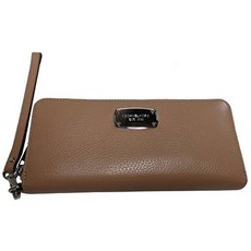 Micheal Kors Jet Set Continental Leather Travel Wallet Dark Kh/251904