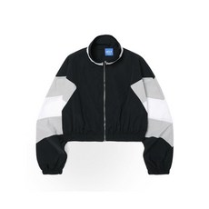 UCLA 여성 화섬 배색 크롭 점퍼[BLACK](UZ6UJ51_39)